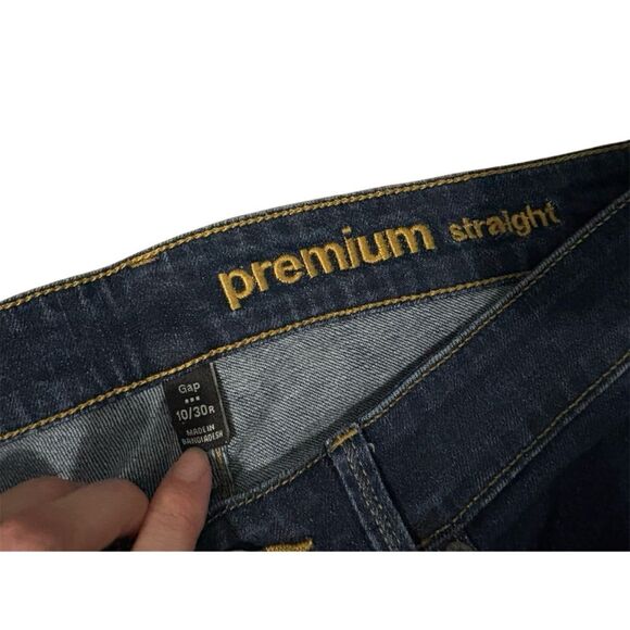 Gap dark wash premium straight jeans - Picture 4 of 4